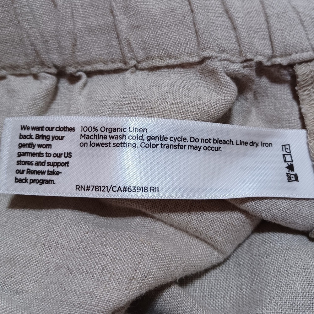 Eileen Fisher Organic Linen Maxi Skirt Womens L Pockets Luxe Lagenlook Capsule - Picture 4 of 6
